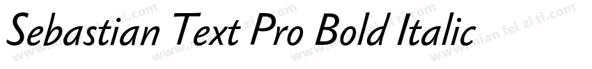Sebastian Text Pro Bold Italic字体转换
